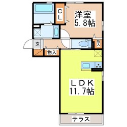 サザンシャトー古城の物件間取画像